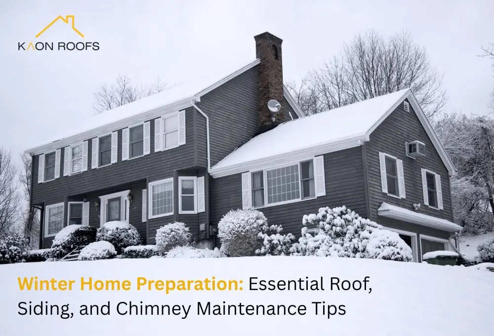 Winter Home Preparation: Essential Roof, Siding, and Chimney Maintenance Tips