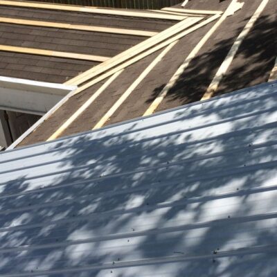 Metal Roof Installation by Kaon Roofs - Before