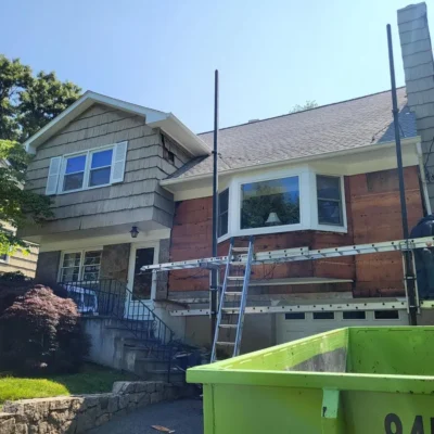 House siding replacement by Kaon Roofs - Before