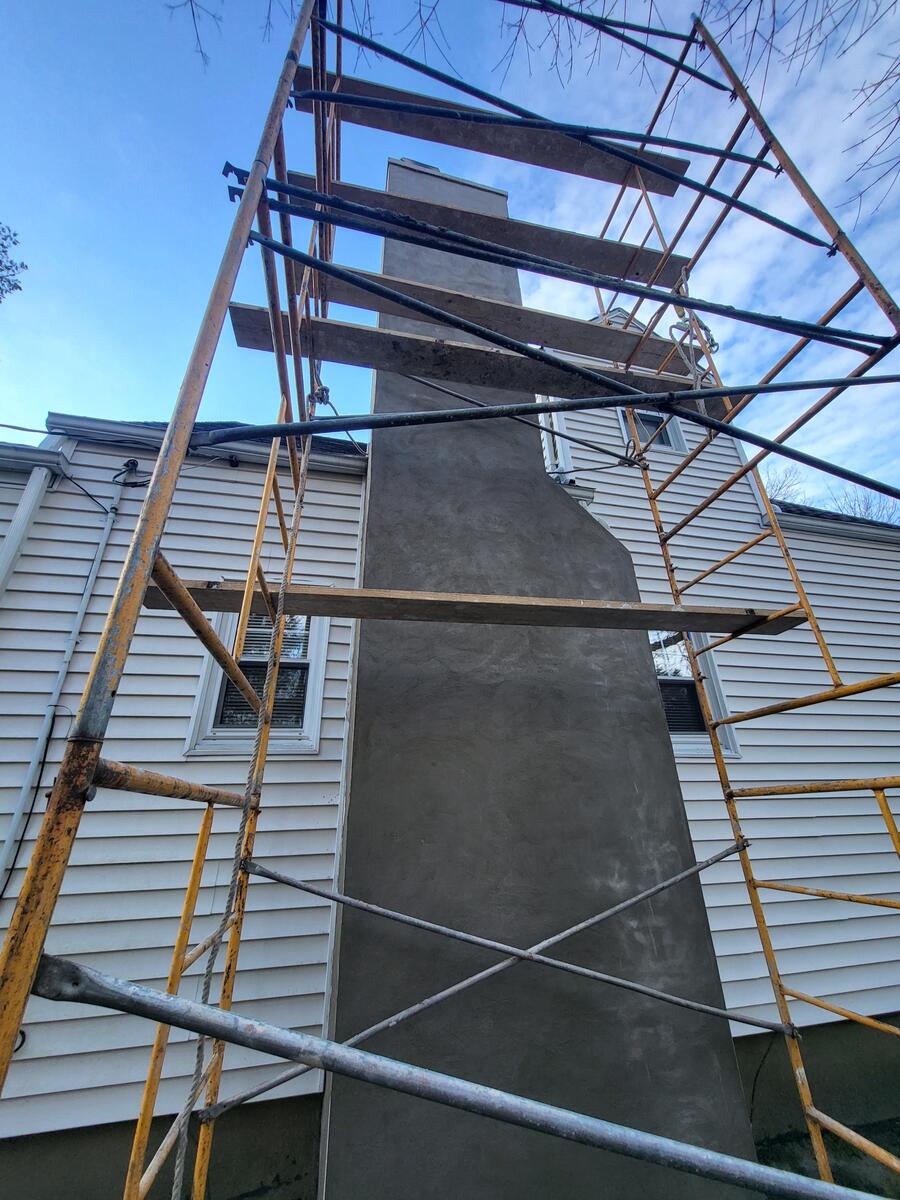 Chimney brick pointing and repair Bronx NY