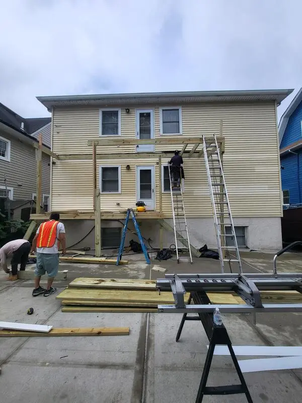 Elevated deck construction - Kaon Roofs