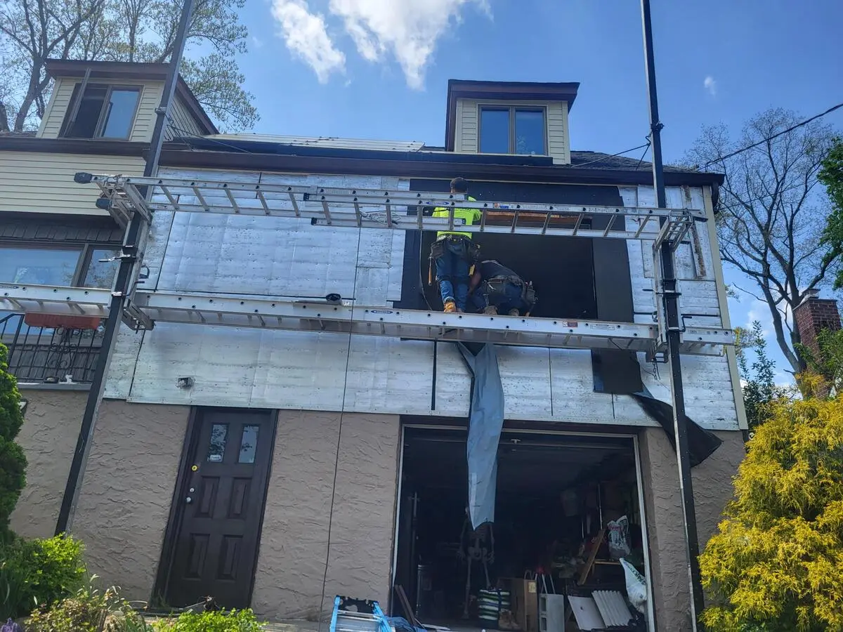 Siding Installation by Kaon Roofs - Before